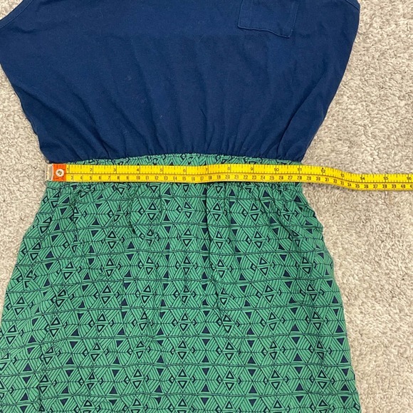 Kirra Racerback Minidress with Pockets Blue‎ & Green XS Pre-owned - Picture 6 of 7